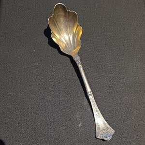 Antique Silverplate Rogers and Bro Ornate Scalloped SPOON